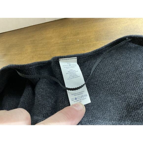 Lululemon Cardigan Women One Size OS Gray After Asana Wrap Studio Cashmere Blend - Picture 9 of 11